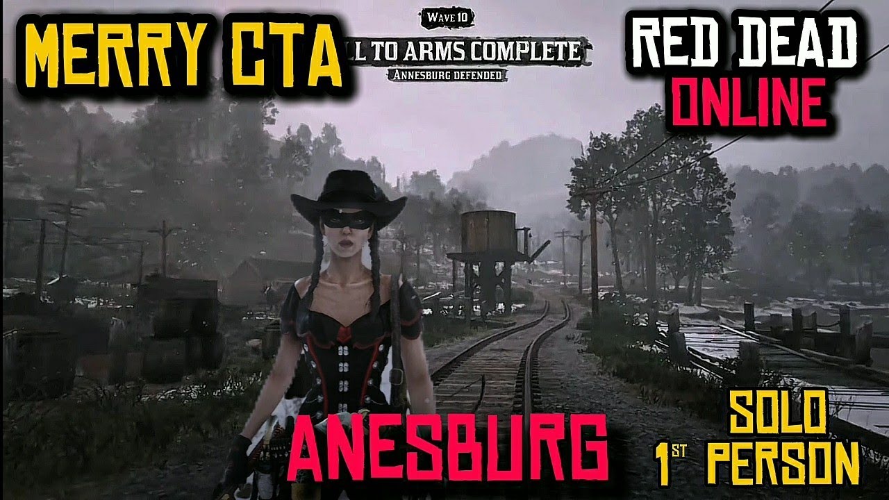 Merry CTA Anesburg | Solo & First Person | 508 kills -1ª Pessoa/Solo 😳#CallToArms #rdo