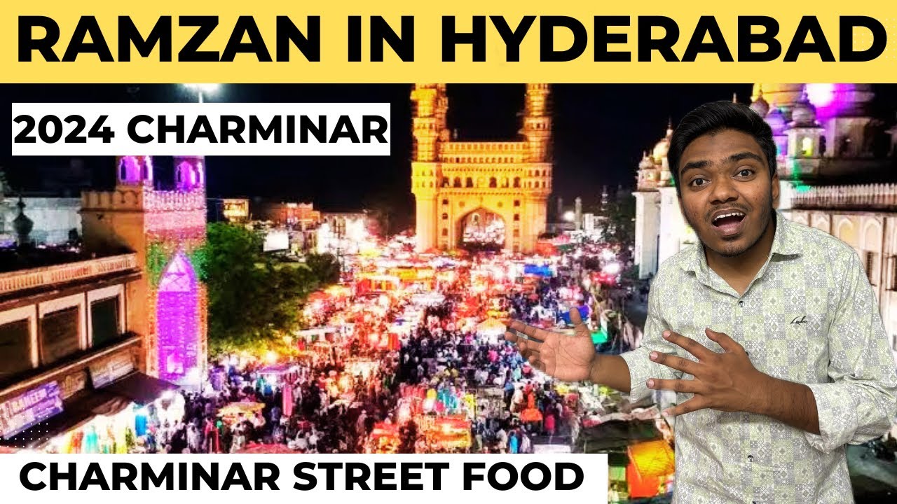 HYDERABAD RAMZAN at CHARMINAR 2024 || Street Food || Iftar || Tuber Adnan #ramzanatcharminar