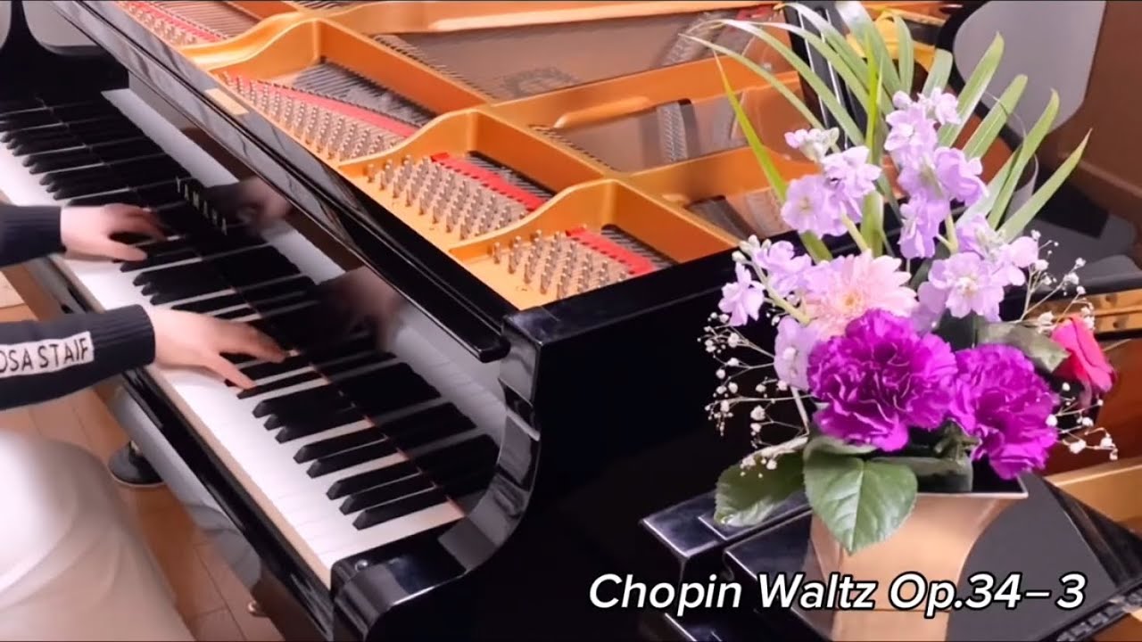 ショパン／猫のワルツ & 小犬のワルツ　Chopin  Waltz Op.34-3  ＆  Op.64-1＊Minute Waltz