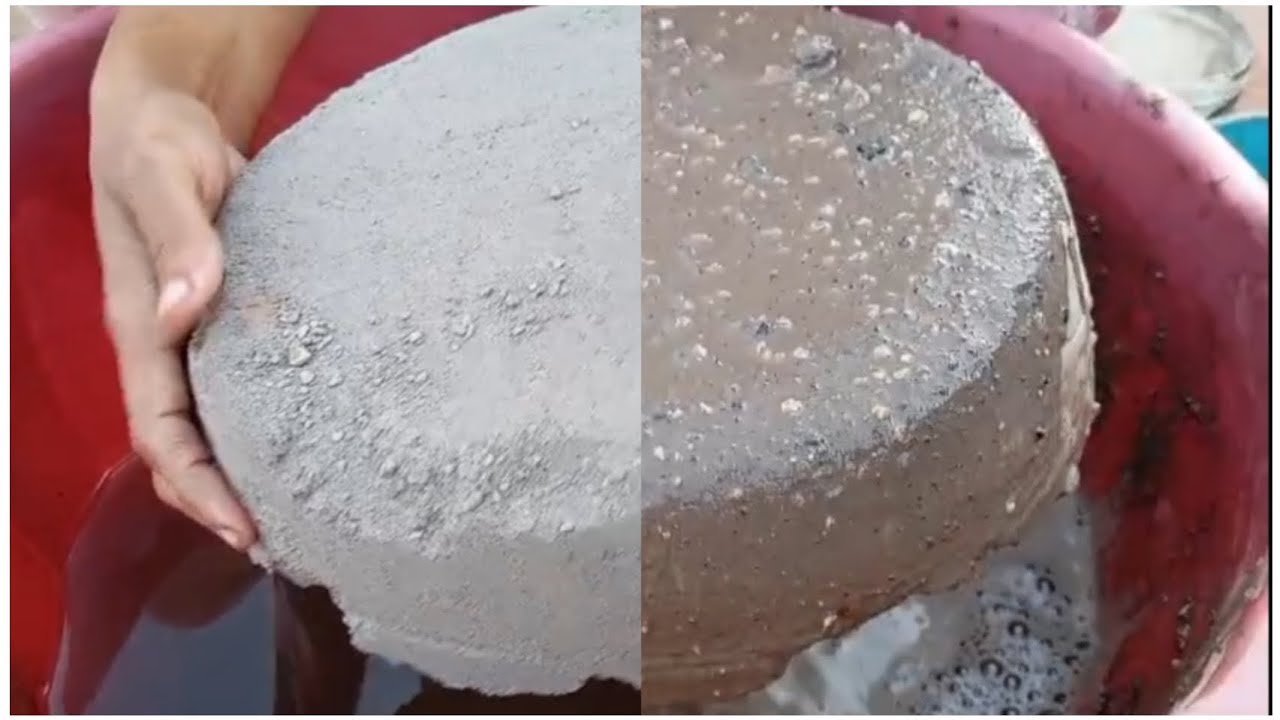 ASMR || Crunchy sand & mud water 💦 crumbling #mouthwatering #relaxing #dusty
