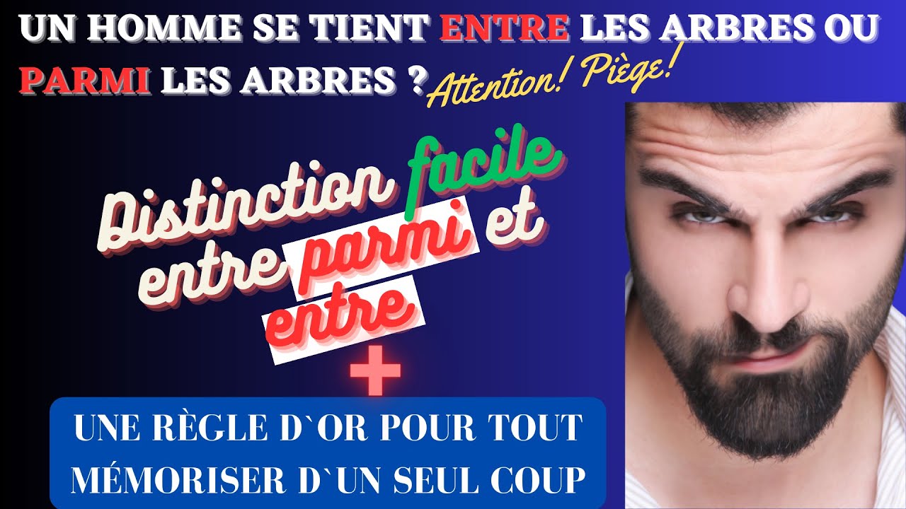 LES PRÉPOSITIONS EN FRANÇAIS : PARMI, ENTRE OU D`ENTRE?