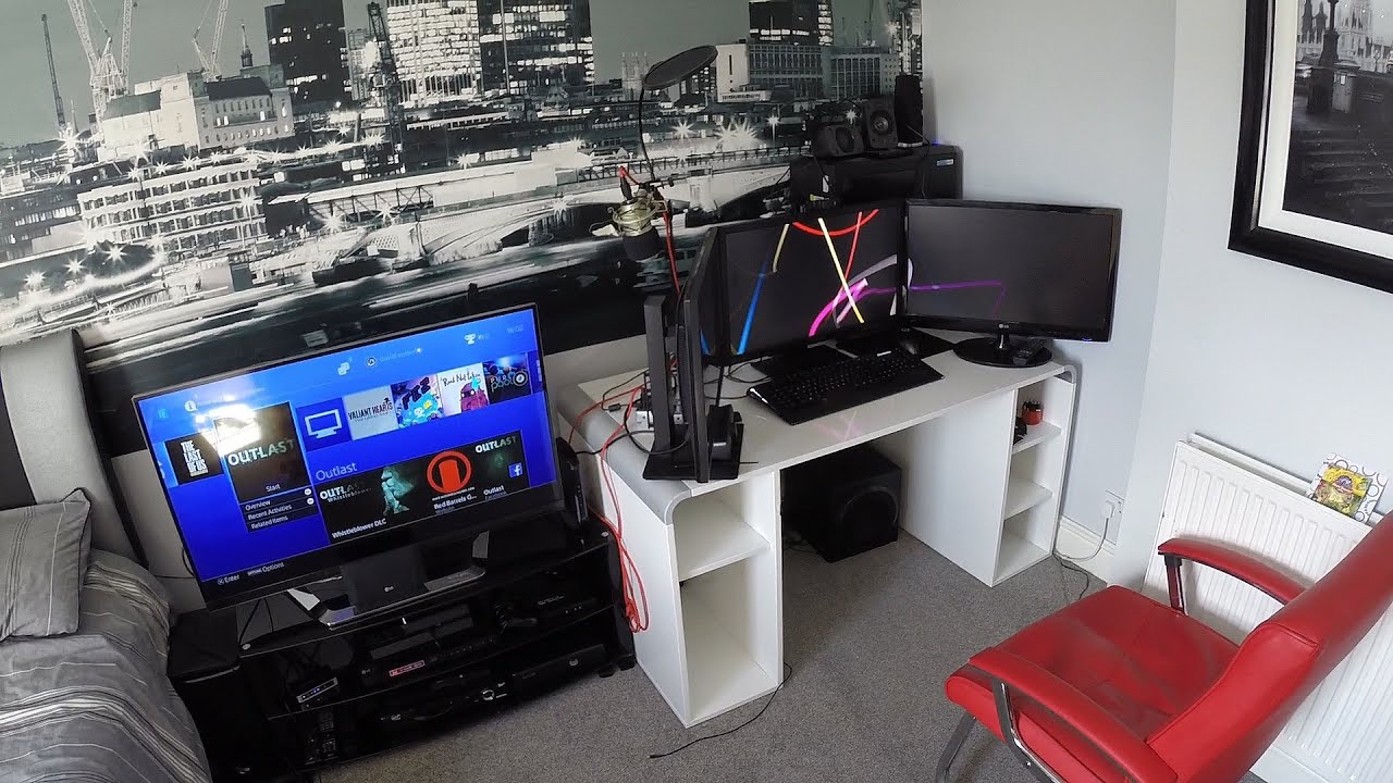 My Epic Gaming Room Tour Setup!!!...