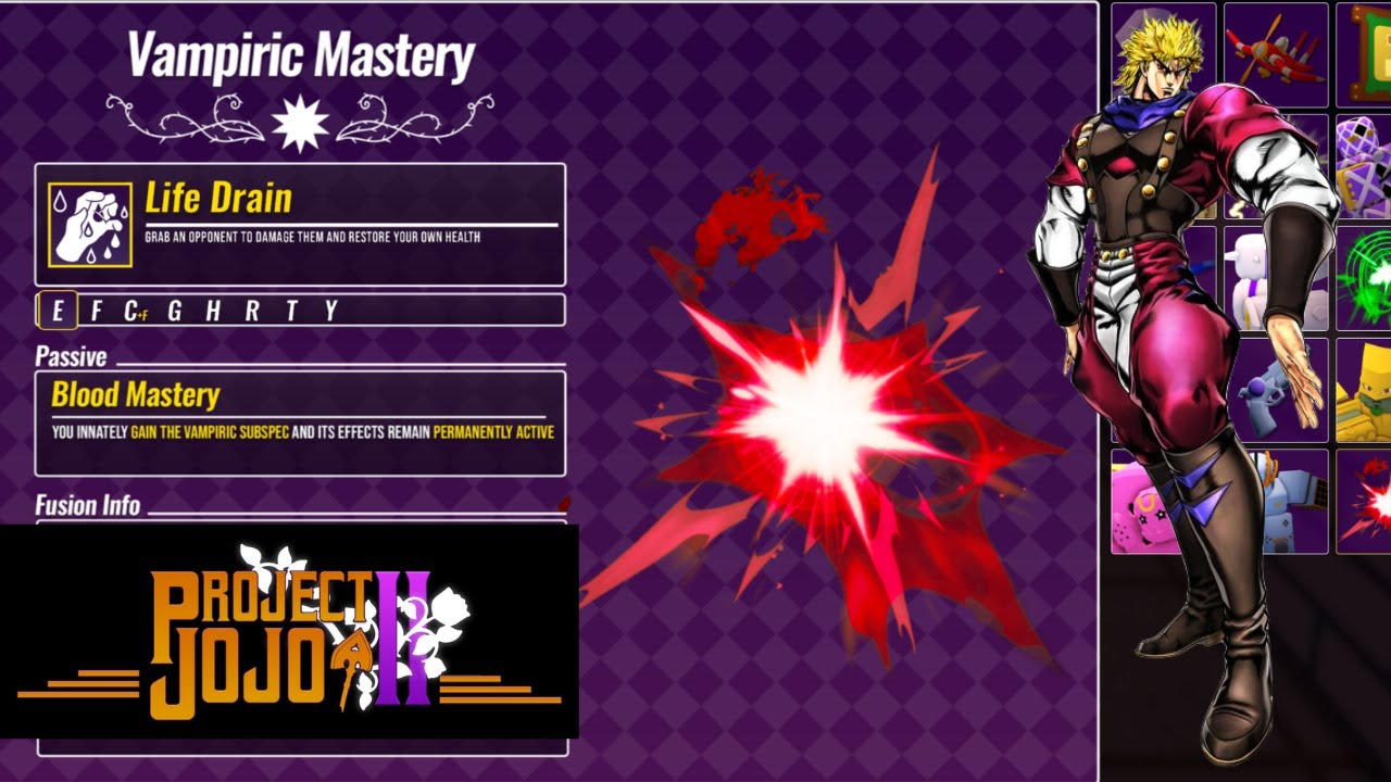 Vampire Showcase! | Project Jojo 2