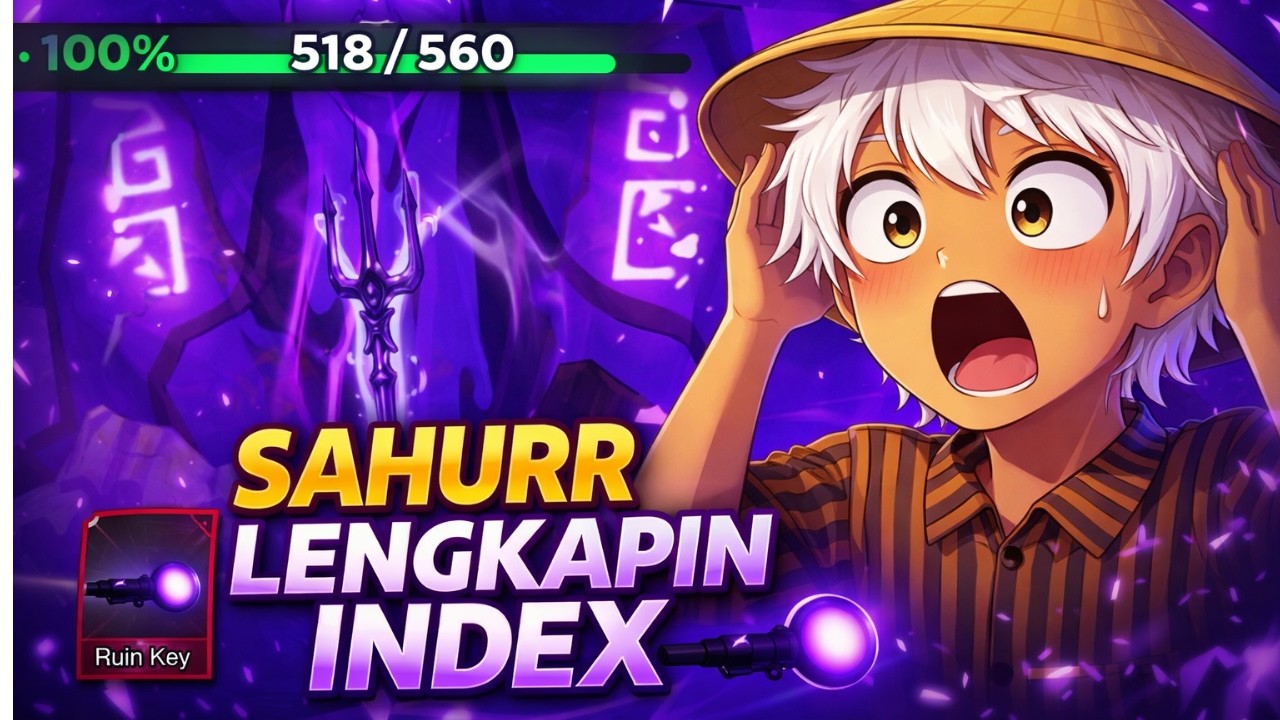VIDEO INI ISINYA CUMA LENGKAPIN INDEX FISH IT ! #roblox #fishit