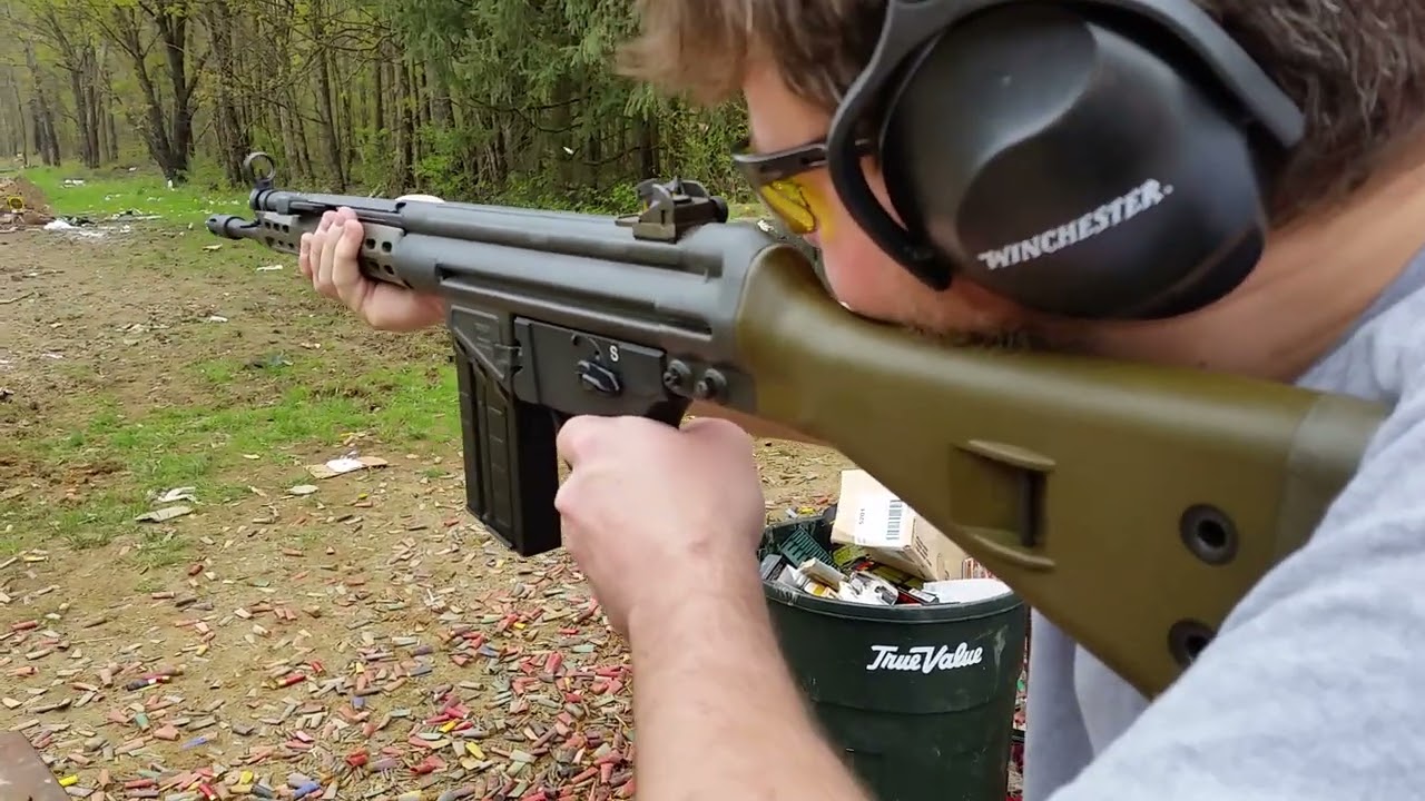 first shots with PTR91