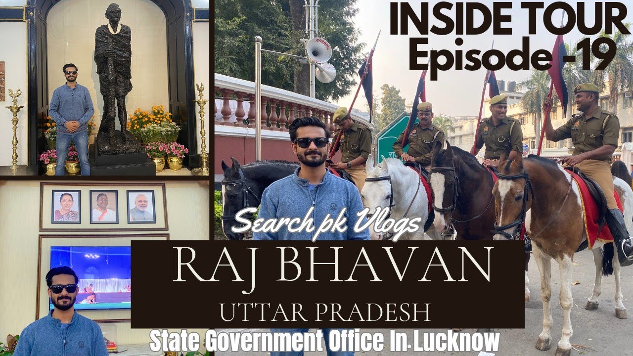 RAJ BHAVAN Uttar Pradesh-2023 Inside tour| Governor house| Lucknow,UP