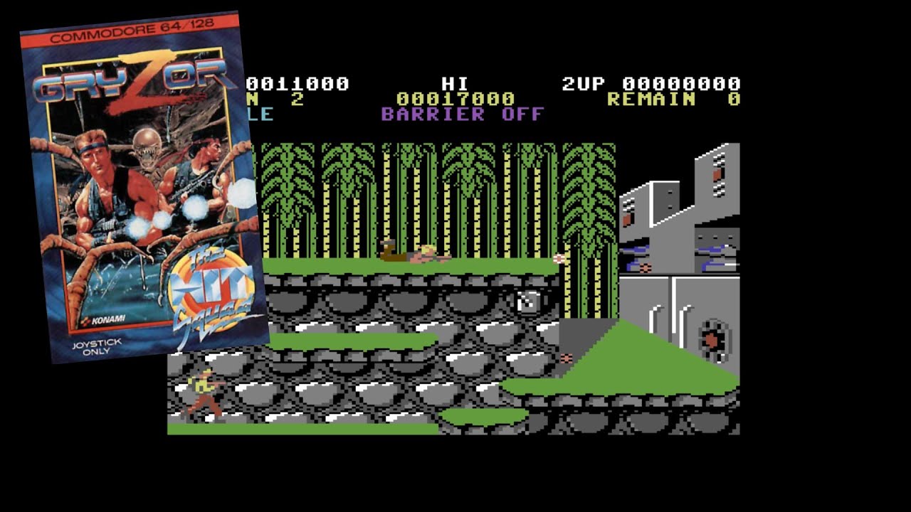 C64 gameplay #12: Gryzor (1987)