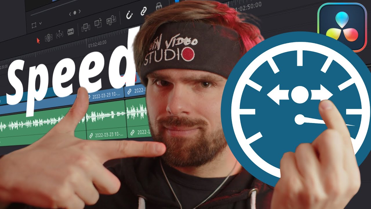 Clip Geschwindigkeit ändern in Davinci Resolve + Speedramps