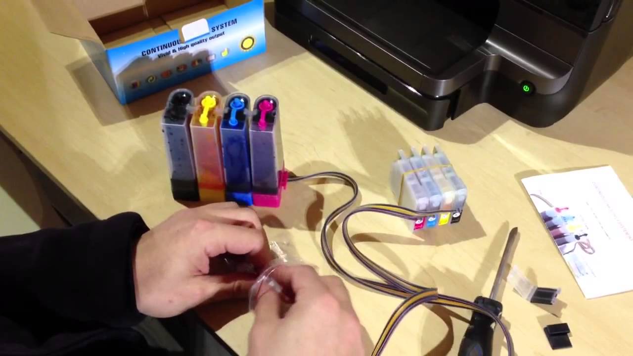 HP Officejet Pro 8600 Plus CISS Install Part 1