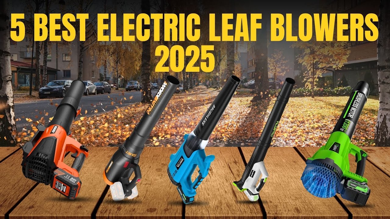 ✅ Top 5 Cordless Leaf Blowers of 2025 (Tested & Reviewed) - Power, Battery & More!