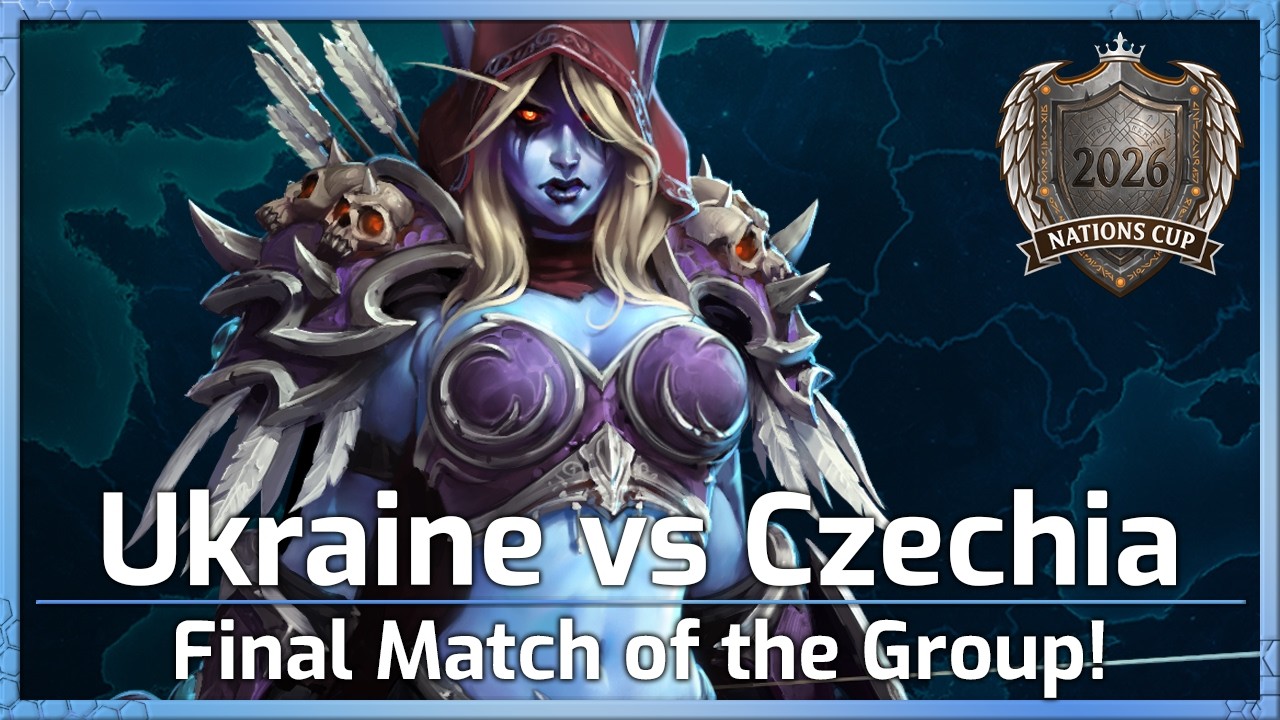 Ukraine vs Czechia! Final Match of the Group! - Nations Cup - Heroes of the Storm