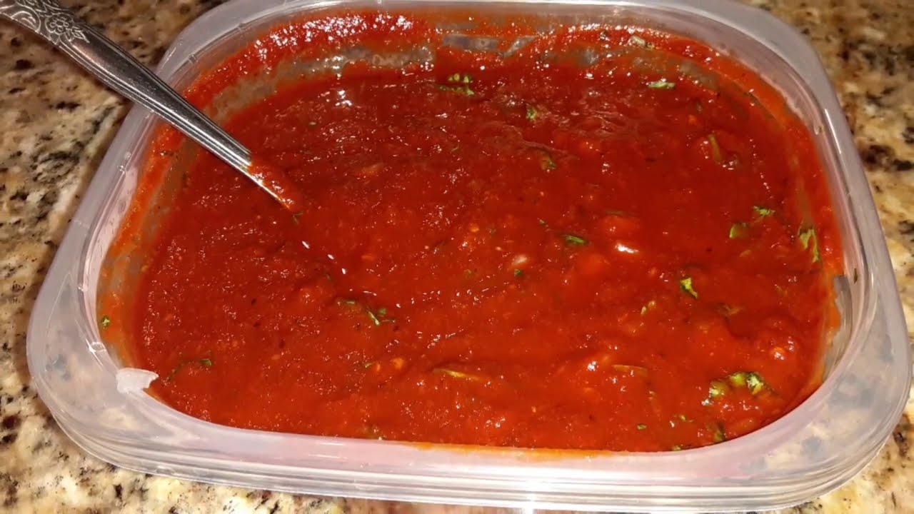 Salsa roja rica para acompañar una barbacoa !!