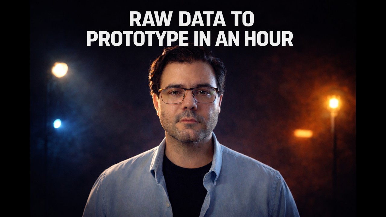 Raw data to prototype in a hour with Claude AI