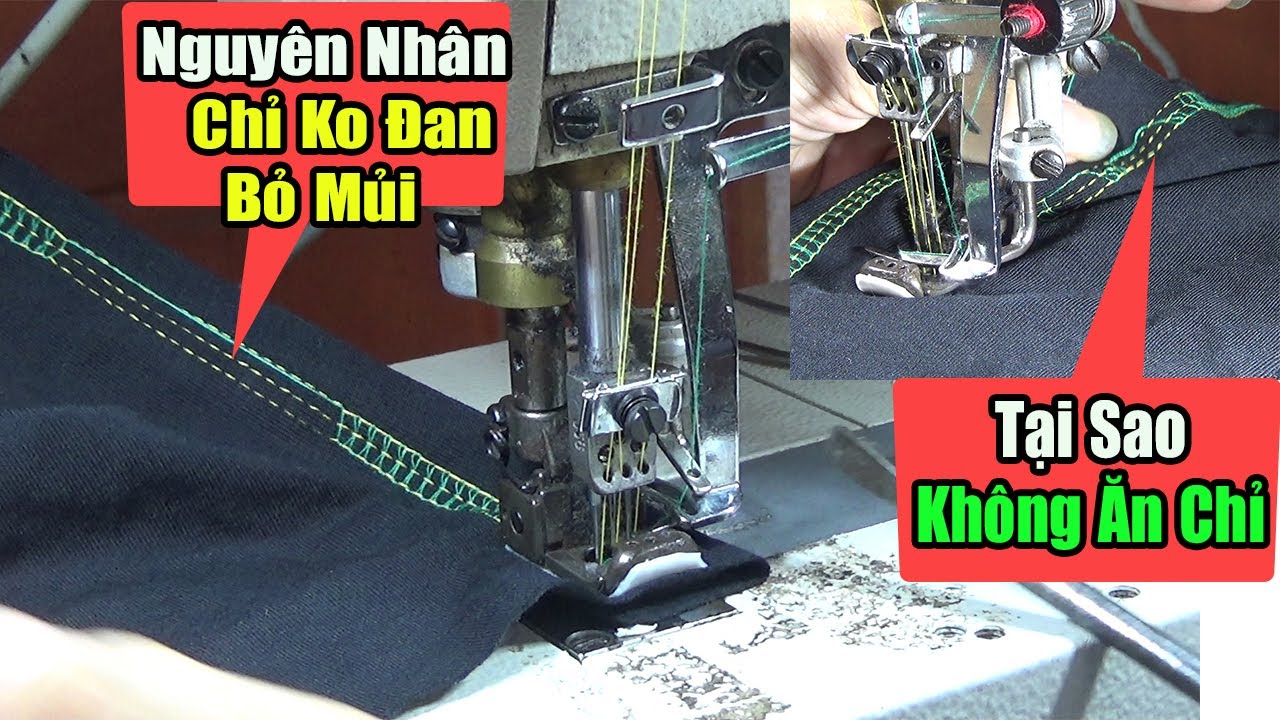 Nguyên Nhân Bỏ Mủi Chỉ Móc Đánh Bông | Máy Kansai Không Đan Chỉ Bông | 