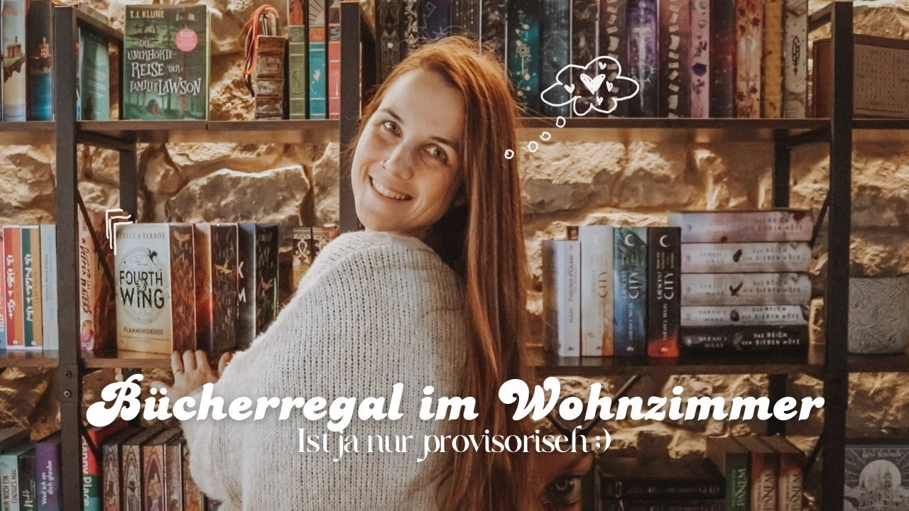 Mein neues BÜCHERREGAL | Bookshelf Tour | Aufbau
