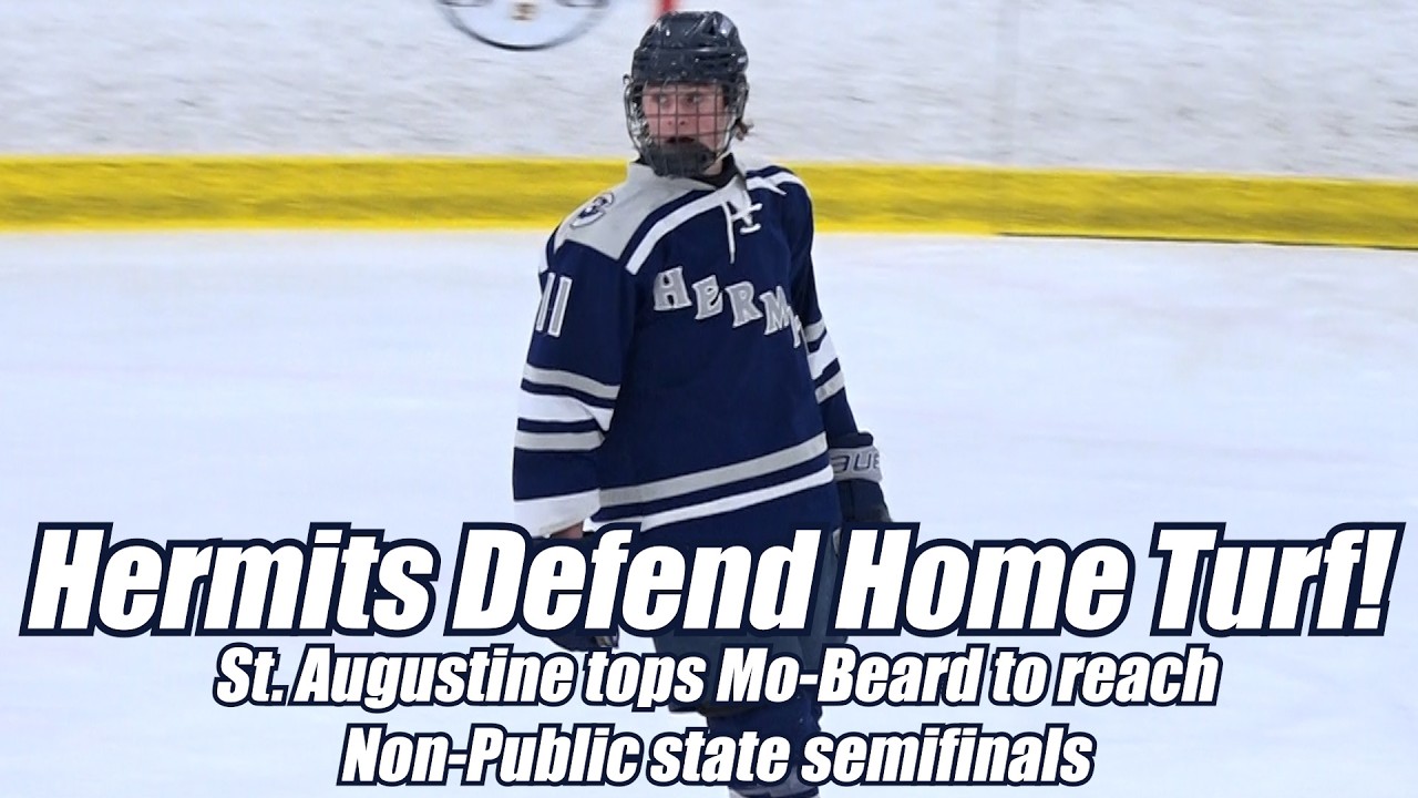 St. Augustine 5 Morristown-Beard 2 | Hockey | Non-Public Quarterfinal | Laspata 2 Goals + Assist!