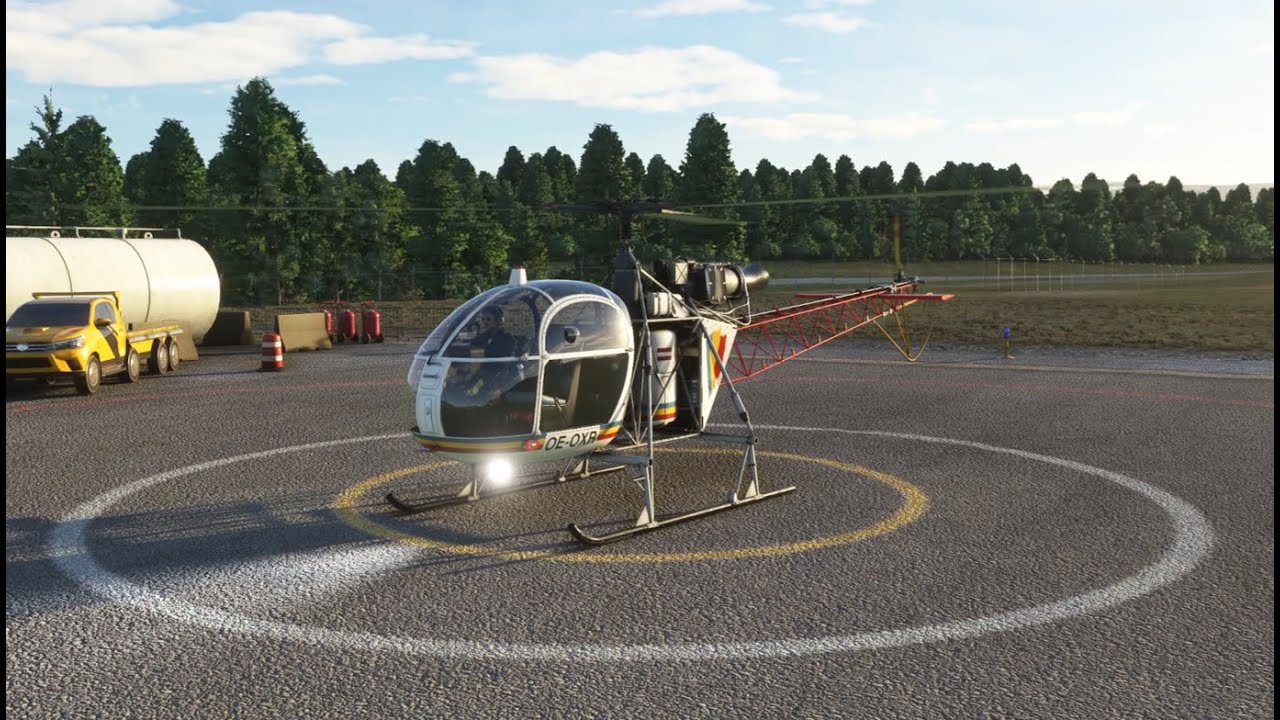 MSFS SA315B Lama (by Taog's Hangar) short flight