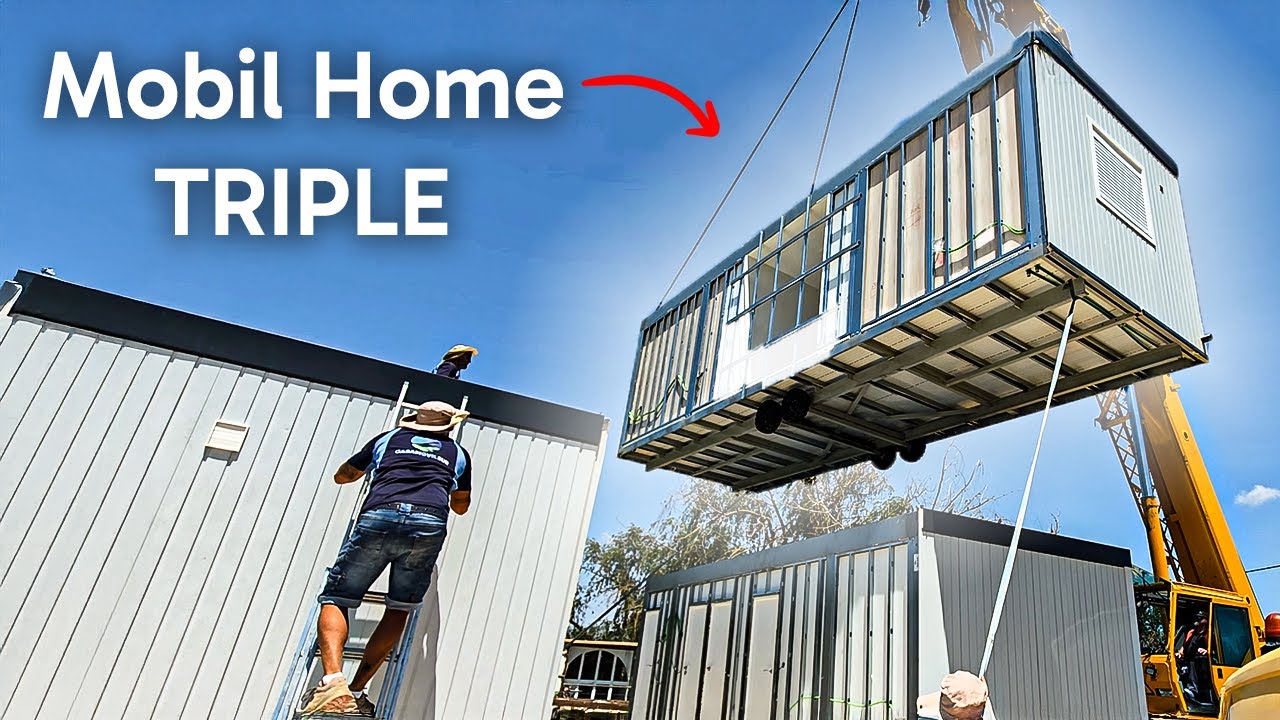 Mobil Home de 3 BLOQUES (+100m²)