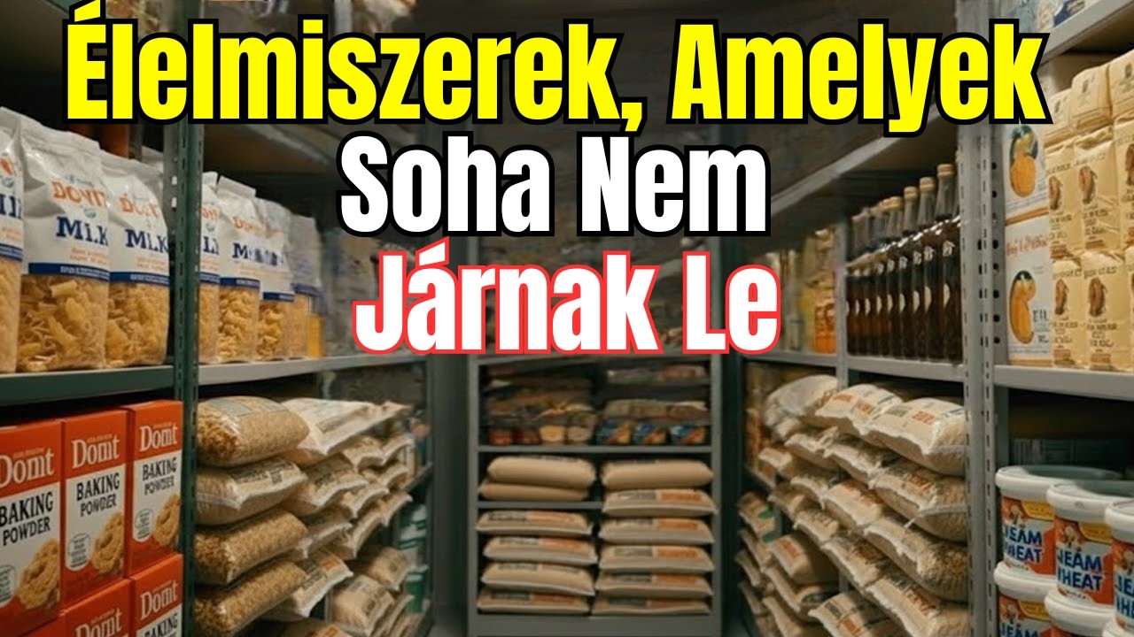 Ez A 12 Élelmiszer Amit Érdemes Felhalmozni Mert Soha Nem Jár Le