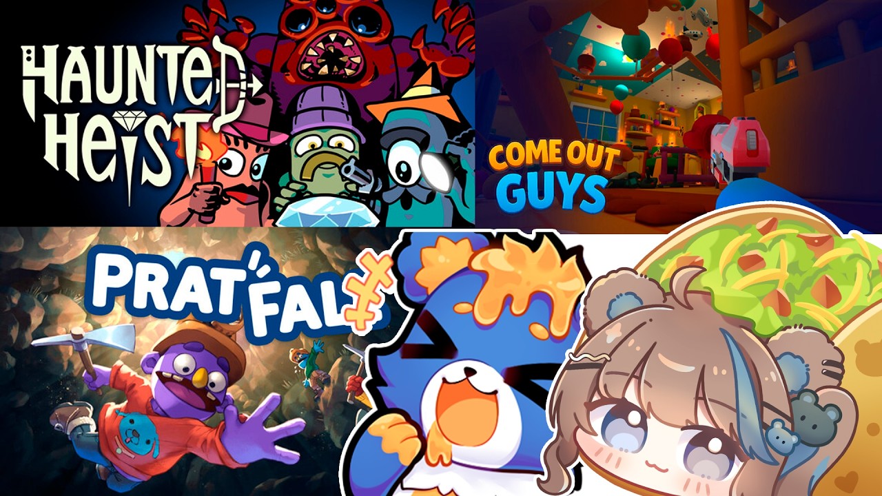 PROBANDO DEMOS PERO CON LOS MIELOSITOS【Come Out Guys - Pratfall - Haunted Heist】