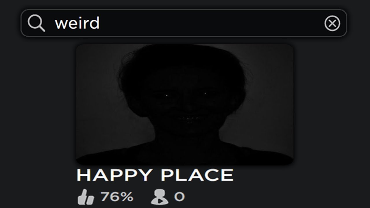 WEIRD ROBLOX GAMES