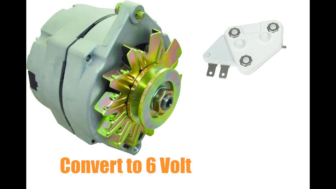 6 volt alternator conversion