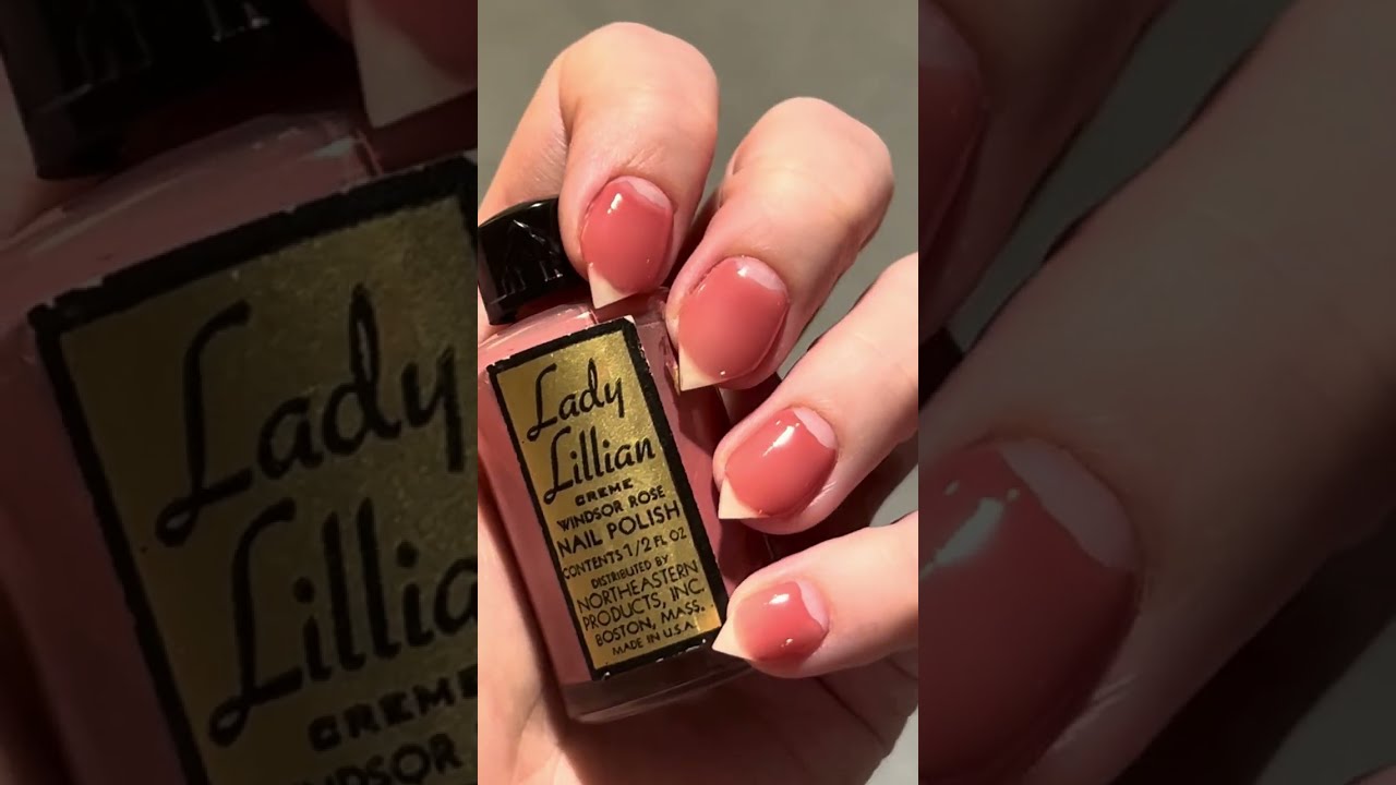 Tutorial + History: 1930s Lady Lillian Half Moon Manicure and a Positive Lead Test 👀🫆🔍