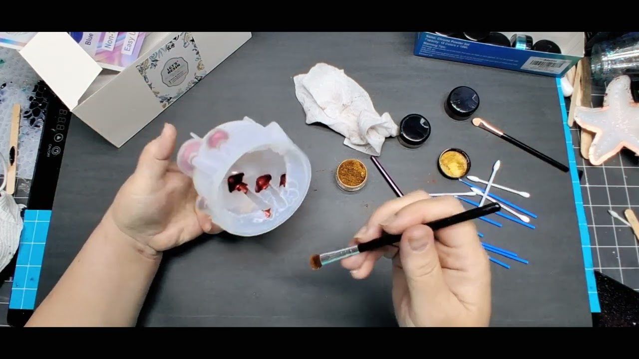 #426 We are making the Let's resin mushroom crystal ball mold today!