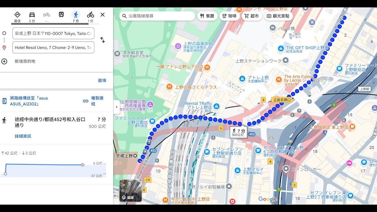 [日本 東京 自由行] [上野] 上野站 Ueno Station 到 雷索爾 酒店〈京成上野車站前〉 Hotel Resol Ueno