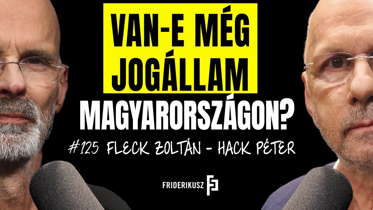 VAN-E M&Eacute;G JOG&Aacute;LLAM MAGYARORSZ&Aacute;GON? Fleck Zolt&aacute;n &eacute;s Hack P&eacute;ter jogtud&oacute;sok vit&aacute;ja /// F.P. 125.