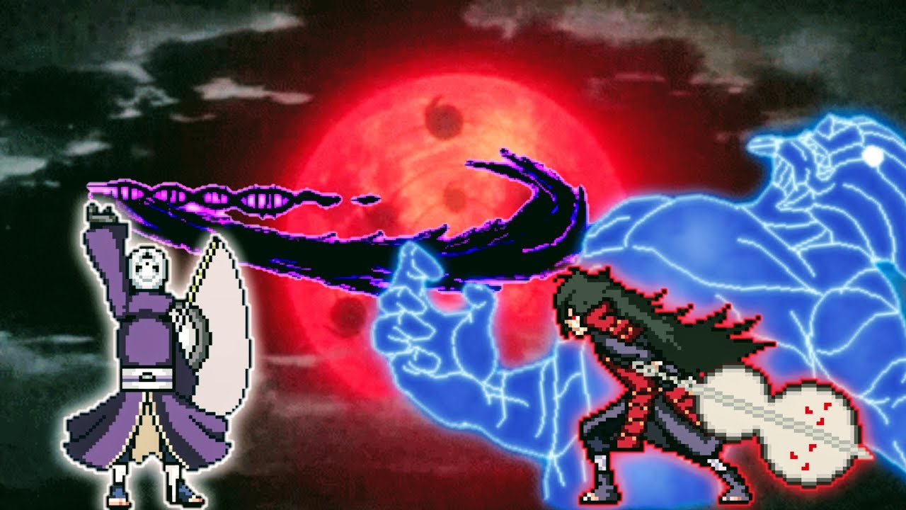 Obito Uchiha Kamui OP(New) VS Madara Uchiha OP in Jump Force Mugen