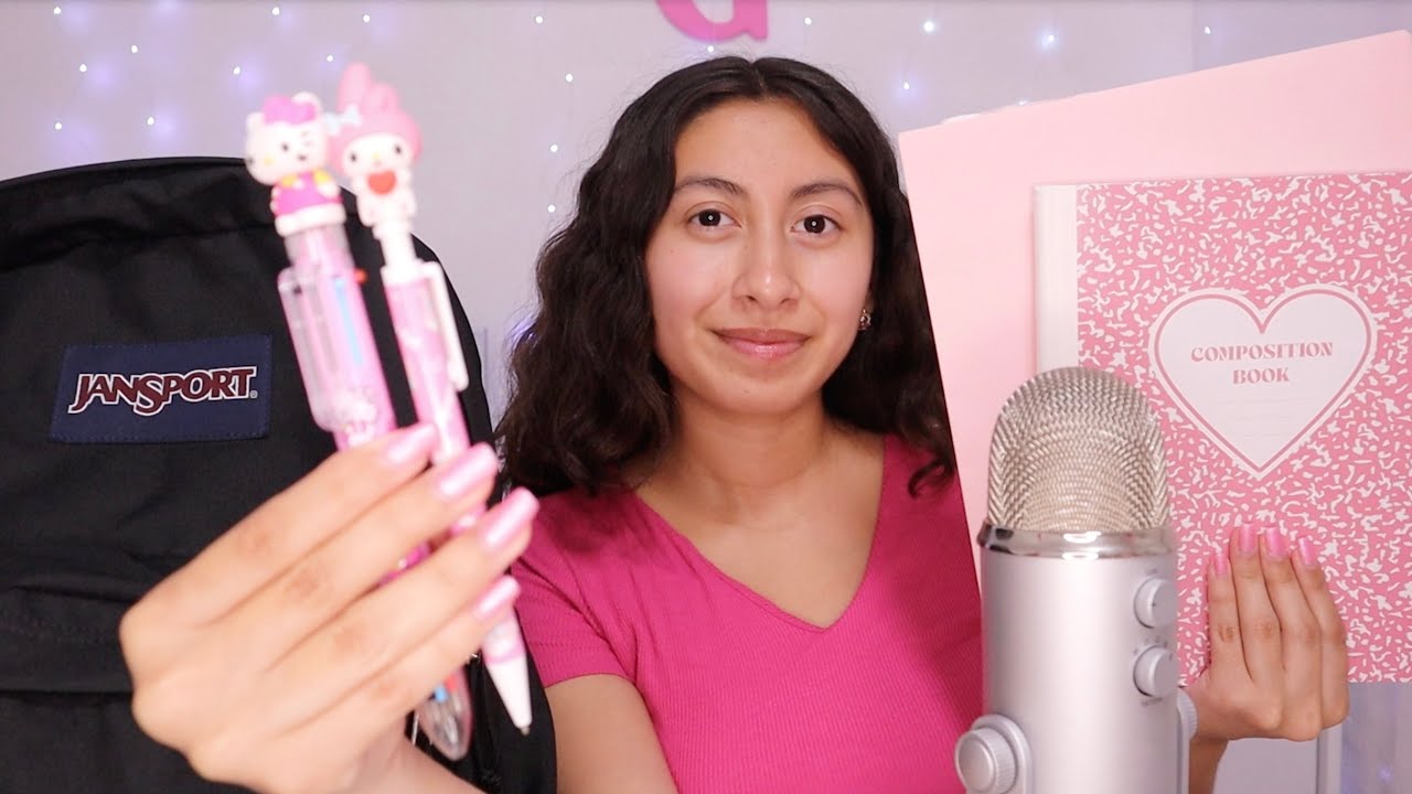 ASMR~ What’s In My Backpack for 11th Grade!! 🩷📓