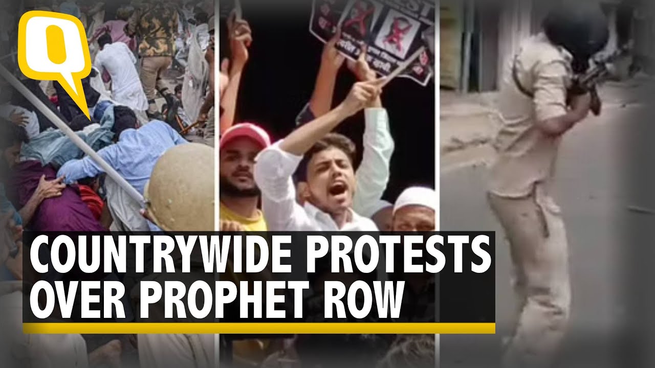 Prophet Remarks | Protests Erupt Across India; Violence Reported in Ranchi, Uttar Pradesh