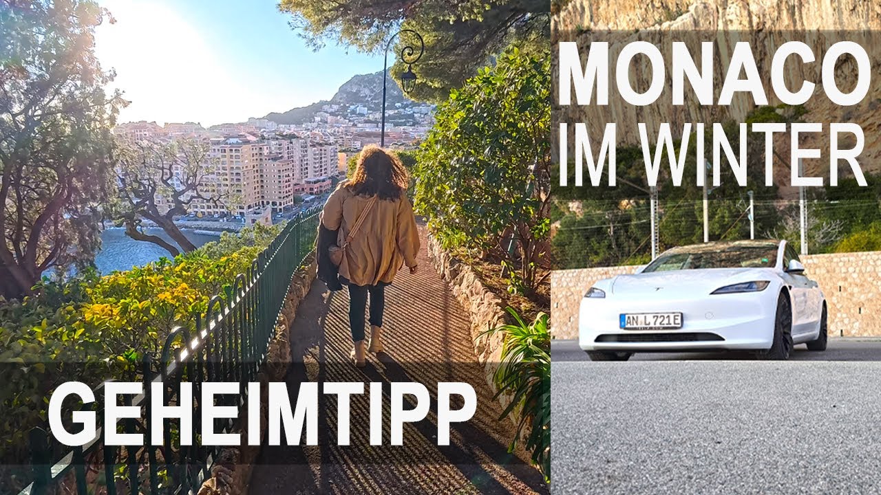 Monaco im Winter ist traumhaft: Camping Roadtrip an der Côte d'Azur