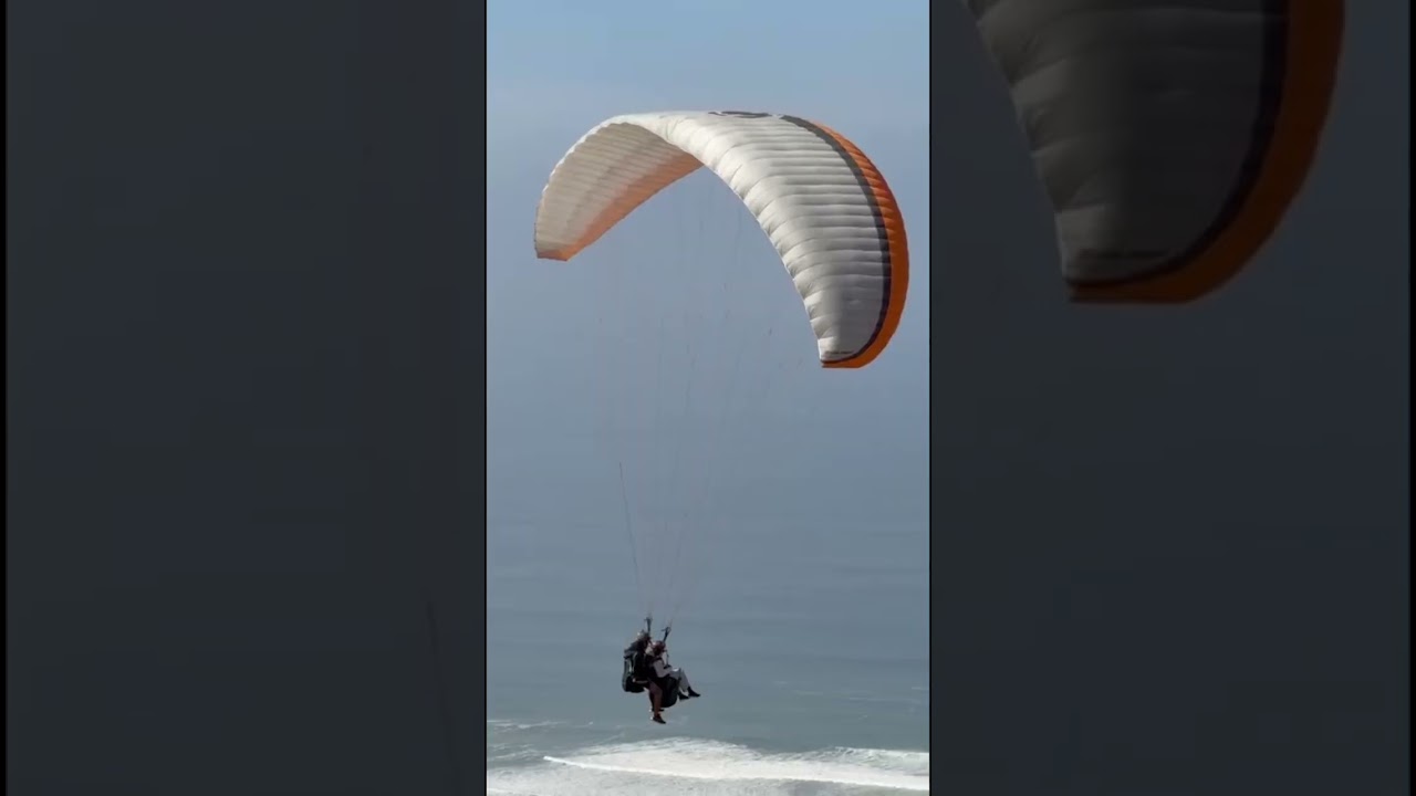 Paragliding Tandem / briefings and flying over Aglou Beach