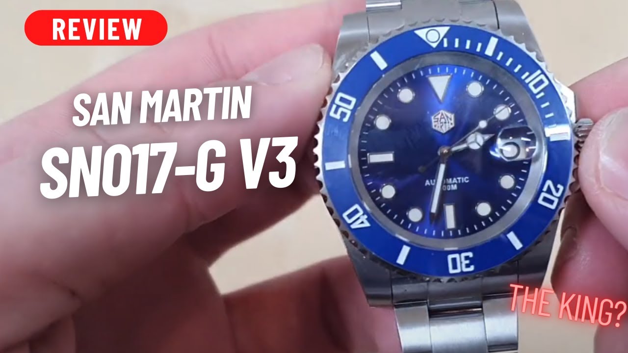 LUXURY DIVER HOMAGE KING? SAN MARTIN WATER GHOST SN017 V3 REVIEW!