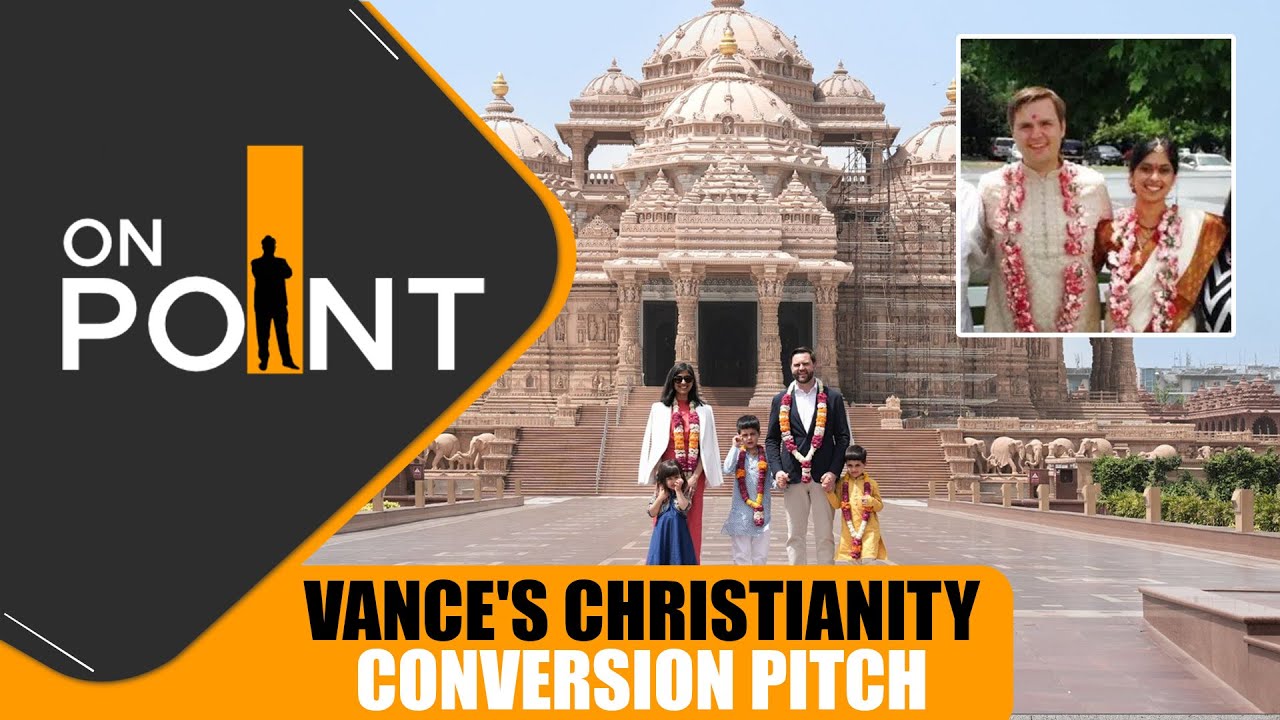 LIVE : JD Vance Faces Backlash Over Wife&rsquo;s Faith Remarks | Hindu-American Community Outraged