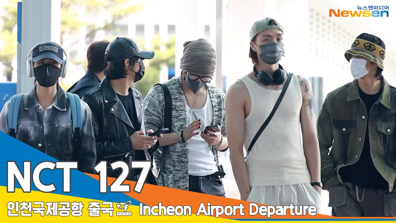 NCT 127, 숨길 수 없는 상남자의 매력 뿜뿜 (출국)✈️Airport Departure 23.5.26 #Newsen