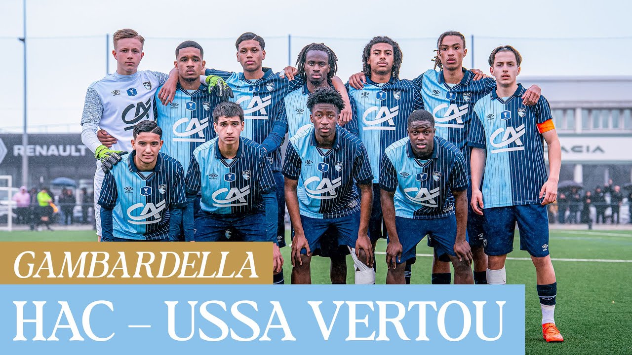 🏆 Résumé : HAC – USSA Vertou (1-1 & 4 tab à 2) 16es Coupe Gambardella - 2025-2026