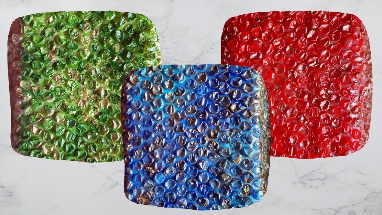 Bubble Wrap DIY | Wall Decor with Bubble Wrap | Bottle Art with Bubble Wrap