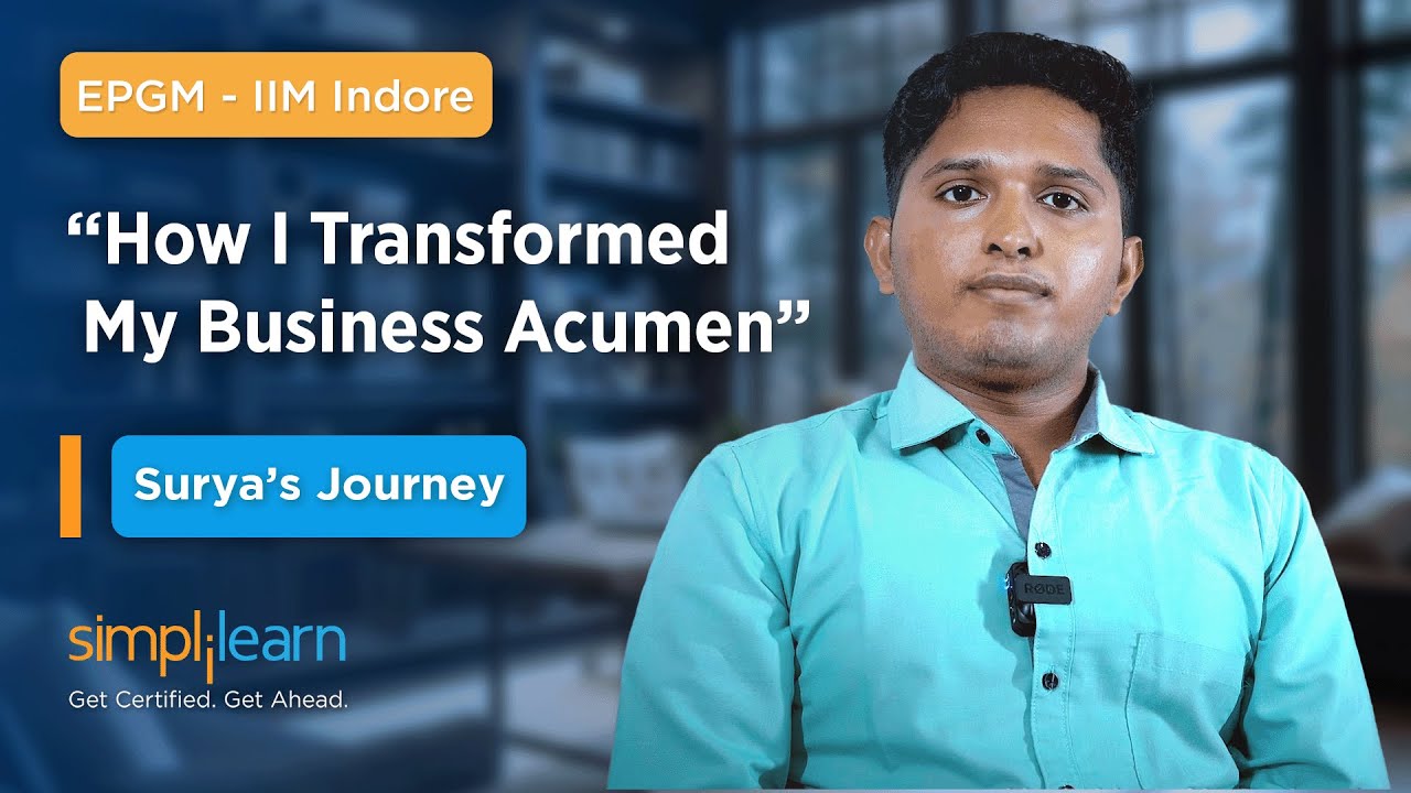 Simplilearn Reviews | How General Management Course Led to Surya's Biz Success #GetCertifiedGetAhead