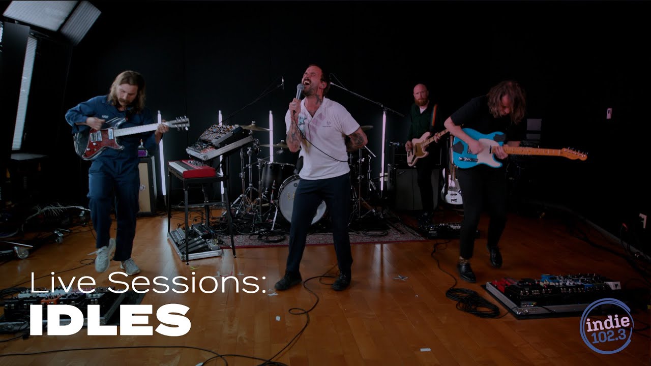 Indie 102.3 Live Sessions with IDLES performing Meds