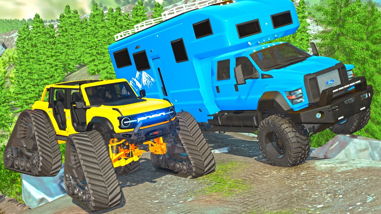 Ford F750 Earth Roamer ULTIMATE offroad test! | Farming Simulator 22
