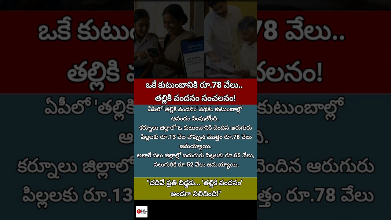 #TallikiVandanam #AndhraPradesh #APGovernment #Kurnool #Education #StudentScheme #TeluguNews