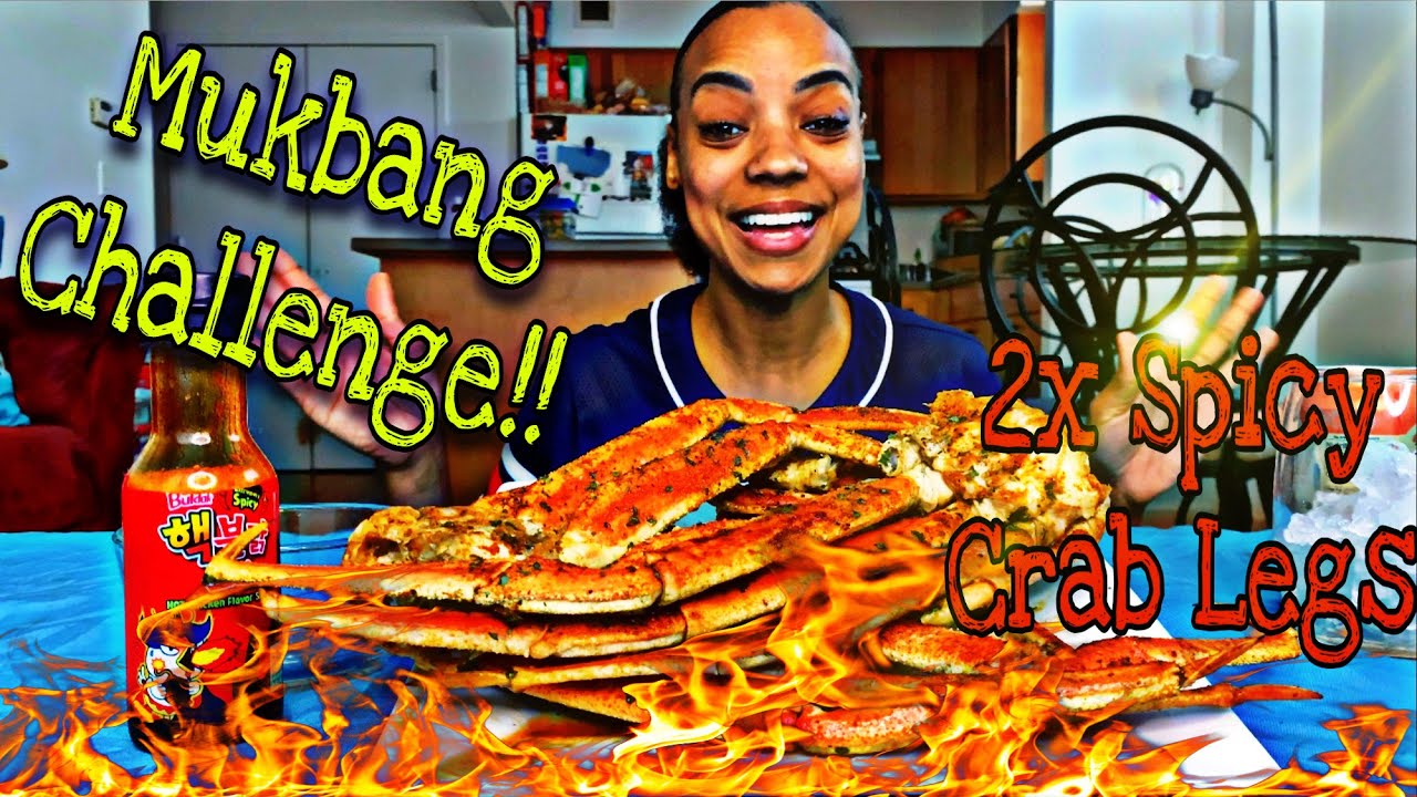 2x Spicy Snow Crab legs + Seafood Boil Mukbang Challenge in 10 Minutes By KC Connection