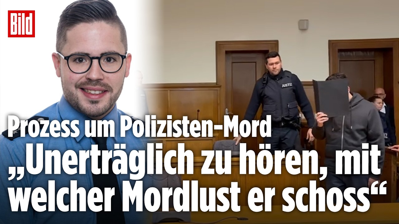 BILD beim Prozess um Polizisten-Mord – Polizist (†34) in Völklingen erschossen!