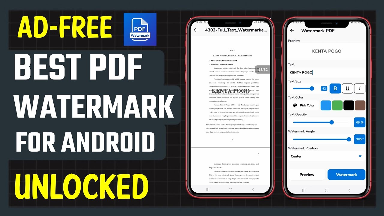 Best Free PDF Watermark App for Android