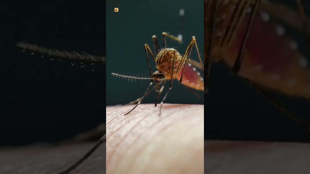 Mosquito Sounds While Biting | Close-Up Insect Noise