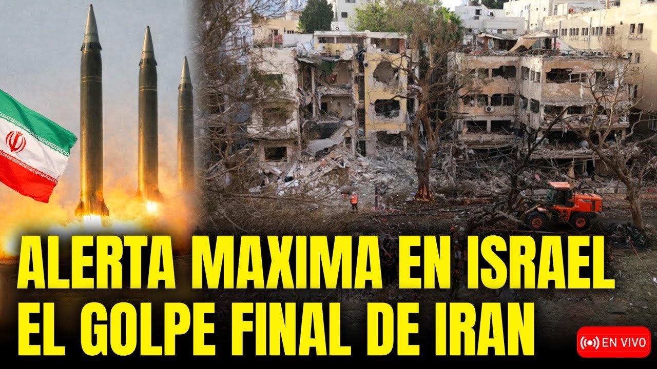 🚨 IRÁN LANZA BRUTAL ATAQUE SOBRE ISRAEL: TEL AVIV EN LLAMAS