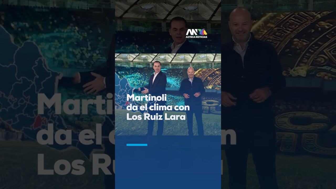 Martinoli da el clima con Los Ruiz Lara